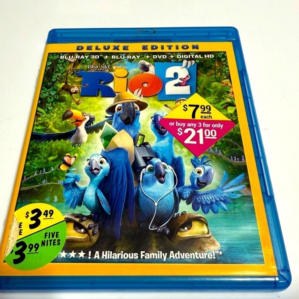 Rio 2 Blu-Ray. 20th Century Fox Productions